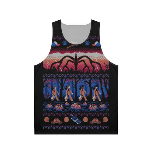 Festive "Stranger Things" Unisex Tank Top