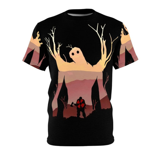 Valheim Inspired Elder Boss AOP T-shirt Design