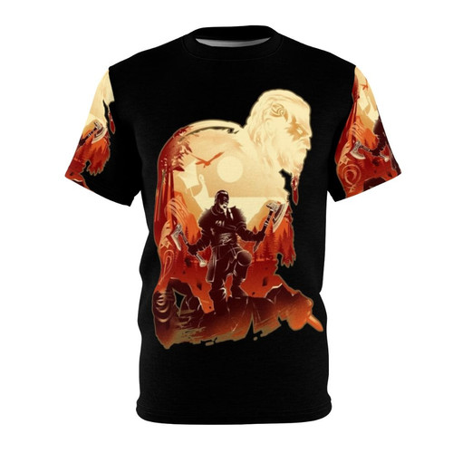 Valhalla Adventure Viking T-Shirt with Norse Mythology Imagery