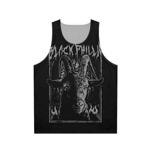 Black Phillip gothic metal unisex tank top