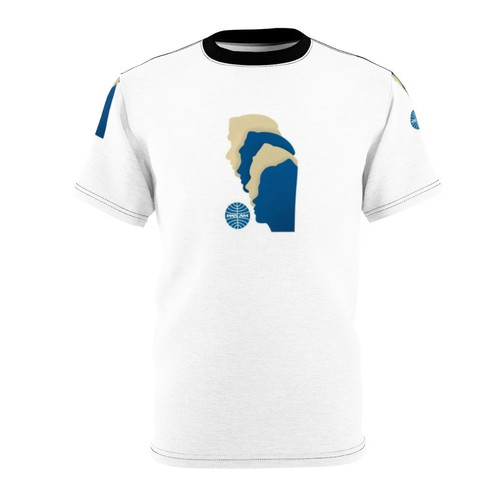 Vintage-inspired Pan Am aviation crew t-shirt with retro-styled airline graphics