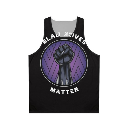 Black Panther inspired unisex tank top supporting the Black Lives Matter movement