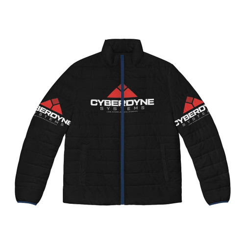 Cyberdyne Systems Puffer Jacket featuring a futuristic, cyberpunk-inspired design