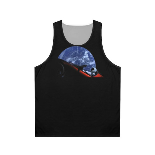 Starman in Tesla Roadster in Space Tank Top