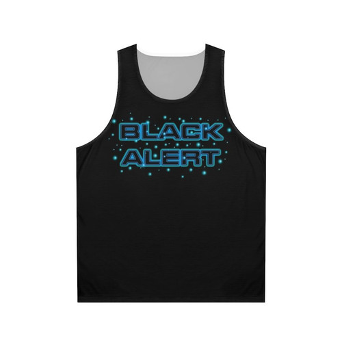Unisex black tank top inspired by Star Trek Discovery and The Walking Dead