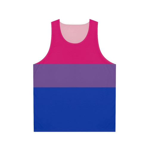 Bisexual pride unisex tank top