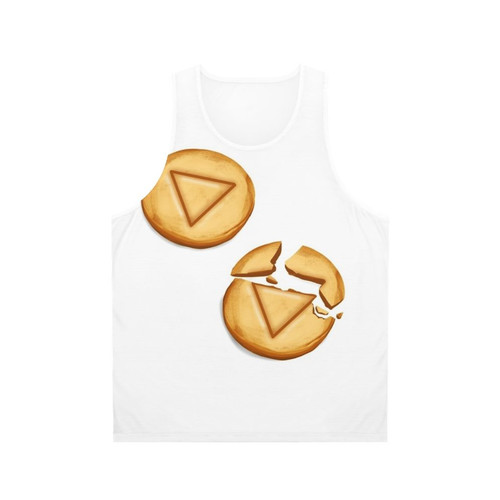 Squid game unisex tank top with game icon design