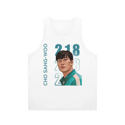 Squid Game Player 218 Cho Sang Woo Unisex Tank Top