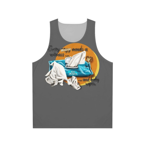 Big Mouth Maury's Baby Wipes Unisex Graphic Tank Top