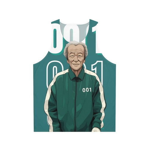 Squid Game Player 001 Oh Il Nam Unisex Tank Top