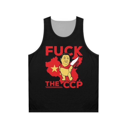 Anti-Communism Political Statement Unisex Tank Top