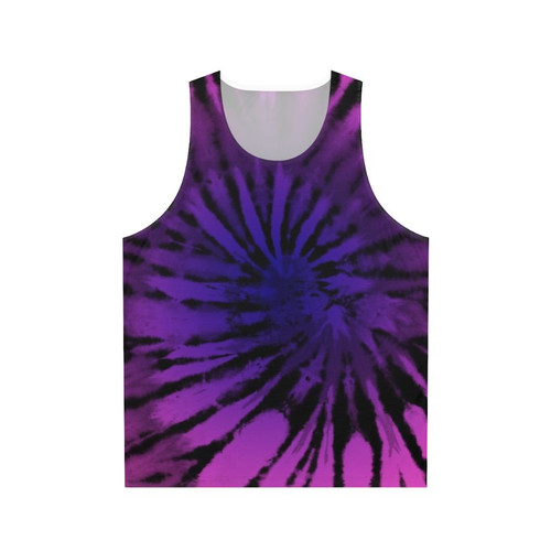 Colorful tie dye unisex tank top