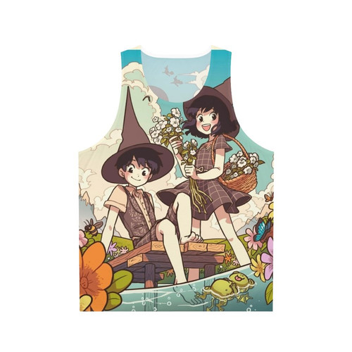Wytte Twins Unisex Tank Top with Cute Witchy Design
