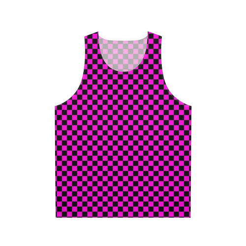 Unisex gaming tank top with Missing Texture design