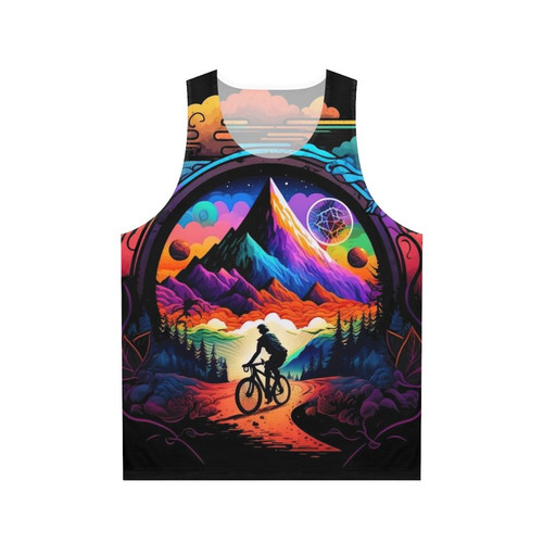 Psychedelic art colorful tank top