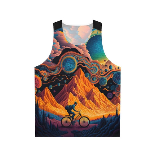 Psychedelic Bicycle Art Unisex Tank Top