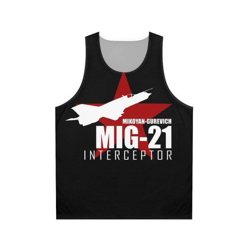 Mig 21 Russian Air Force Unisex Tank Top