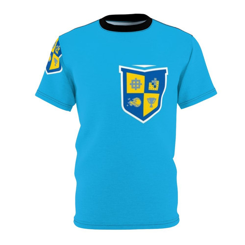 Gamer's Emblem T-shirt featuring the iconic video game high school logo