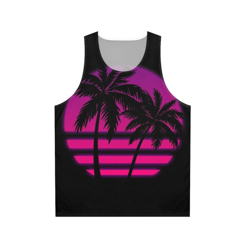Retro Miami Wave Unisex Tank Top