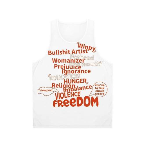 Unisex cotton tank top for casual and athletic wear