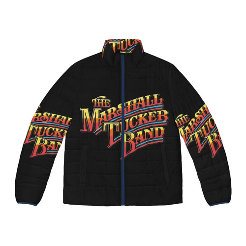 Cozy puffer jacket featuring the iconic Marshall Tucker rock music logo