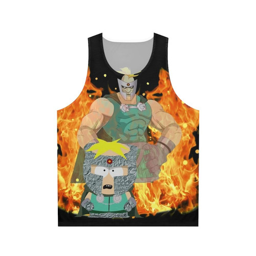 south park butters professor chaos superhero unisex tank top