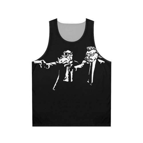 Bebop & Rocksteady Thug Life Pulp Fiction Mashup Unisex Tank Top