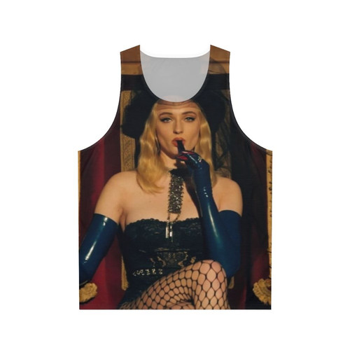 Unisex Sophie Turner Tank Top with Jonas Brothers Inspired Design