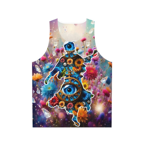 Flower Time Dancer Unisex Tank Top