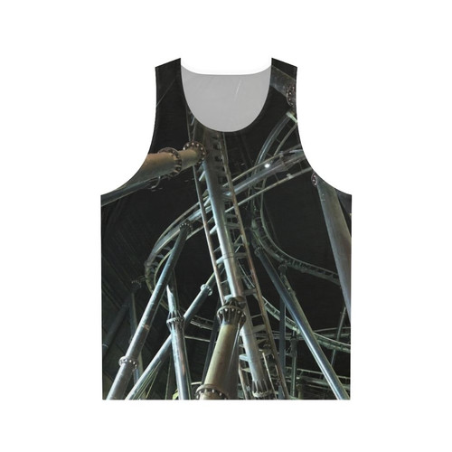 "Flight Of Fear Unisex Tank Top - Roller Coaster Enthusiast Apparel"