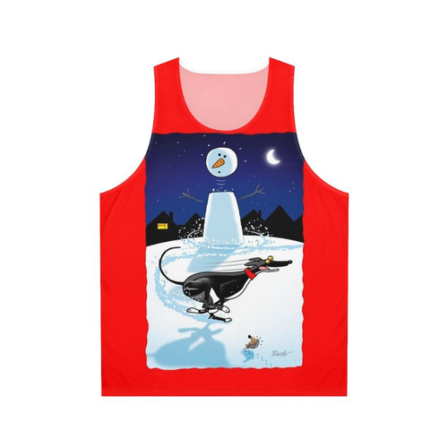 Snowman Zoomie Unisex Tank Top