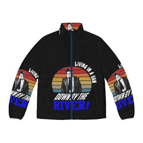 Chris Farley Matt Foley Nostalgic Graphic Puffer Jacket