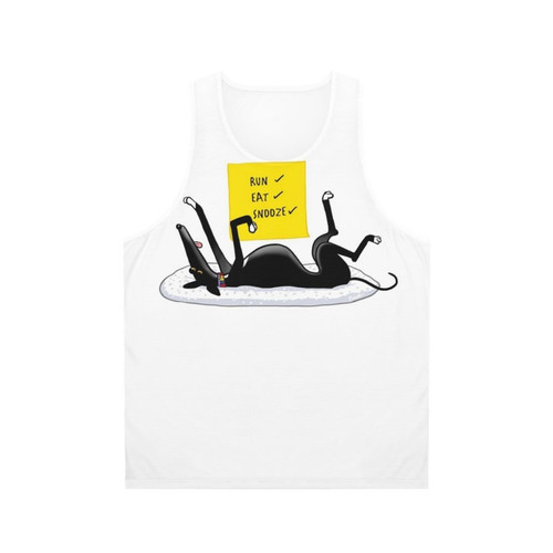 Unisex Greyhound Lurcher Dog Cartoon Tank Top