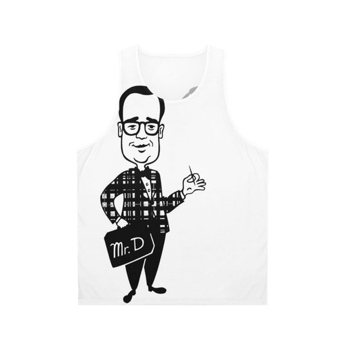 Retro Smirking Mr D Unisex Tank Top