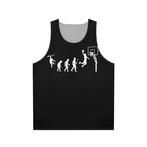 Funny basketball evolution unisex tank top