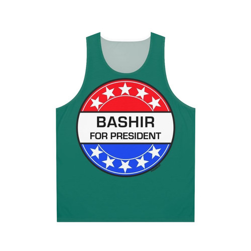 Sci-Fi Inspired "Bashir For President" Unisex Tank Top