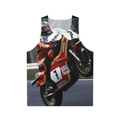 Barry Sheene Unisex Motorcycle Tank Top