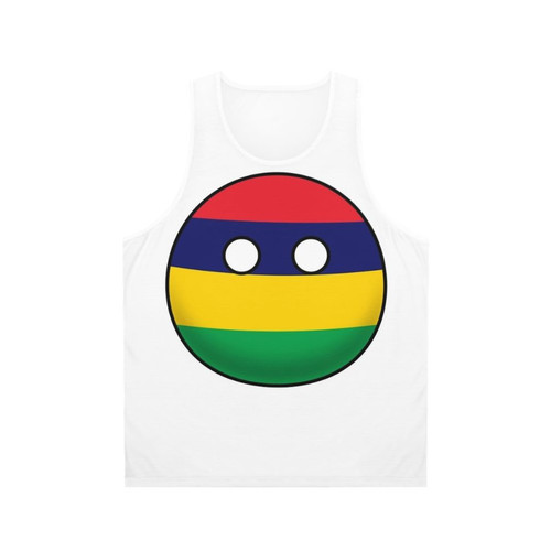 Mauritius Countryball Unisex Tank Top