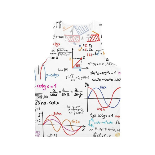 Mathematics Formulas Numbers Unisex Tank Top
