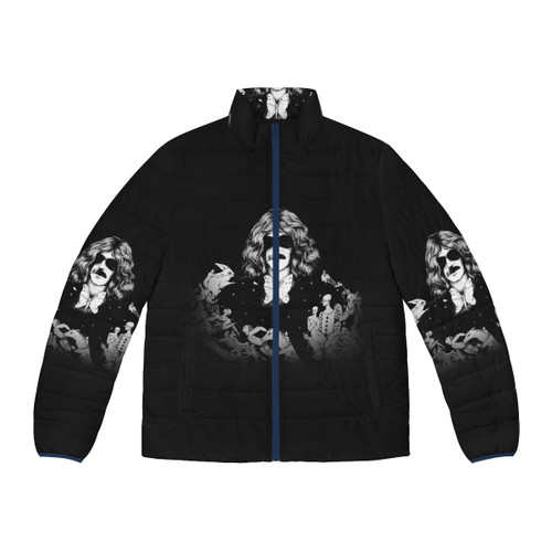 Charo Niska black puffer jacket with urban streetwear design