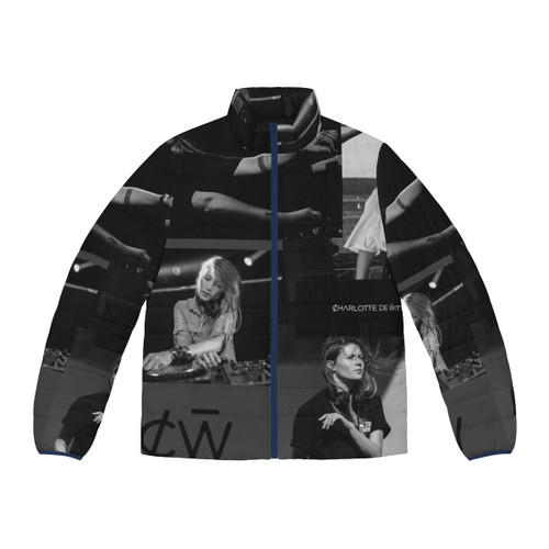 Charlotte De Witte Signature Black and White Puffer Jacket for Techno Lovers
