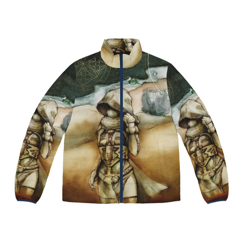 Dune-inspired Chani Arrakis Desert Stillsuit Puffer Jacket