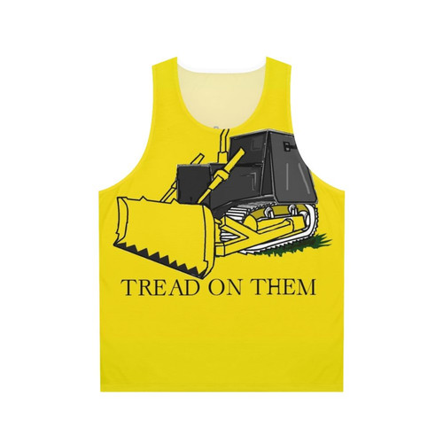 Unisex Killdozer military-style tank top with Marvin Heemeyer design