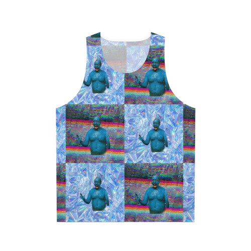 Marty Wolf movie character graphic on a unisex tank top