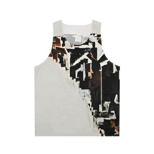 Minimalist unisex tank top with music-inspired design