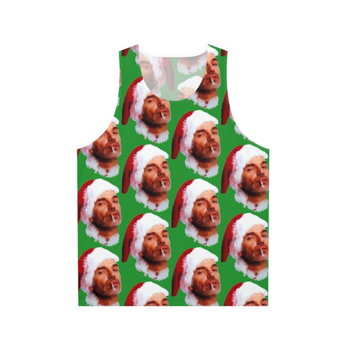 Bad Santa Smoking Unisex Christmas Party Tank Top