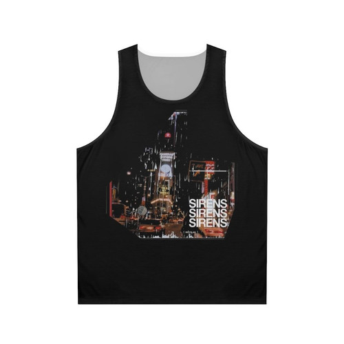 Unisex Sirens ambient electronic music tank top