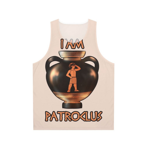 Patroclus and Achilles unisex tank top with Greek mythology design