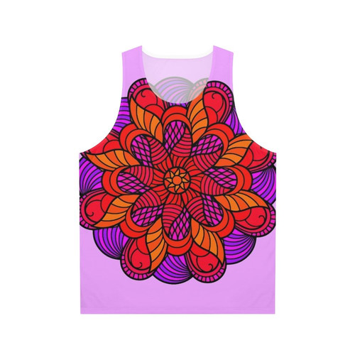 Boho mandala design unisex tank top