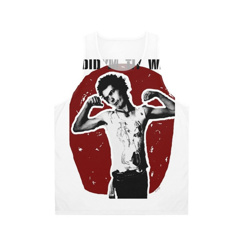 Sid Vicious punk rock unisex tank top